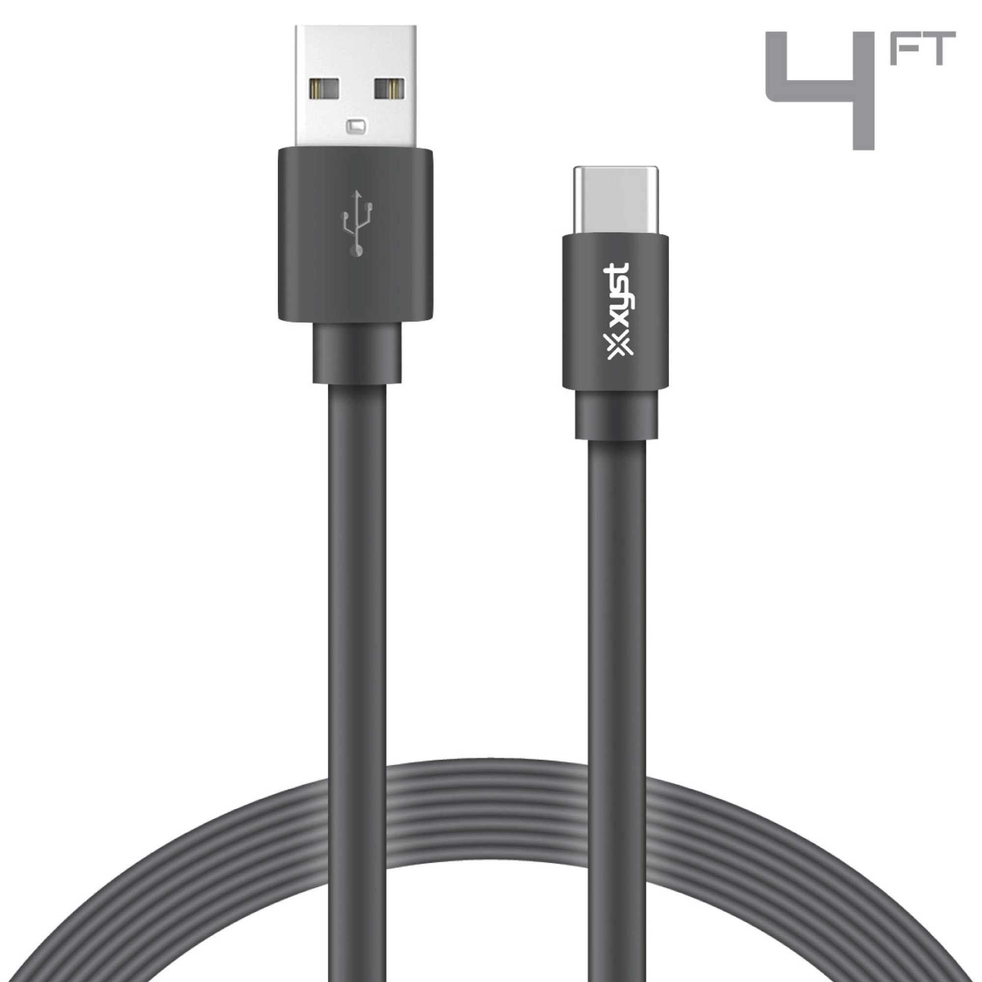 câble plat USB vers USB-C XYST
