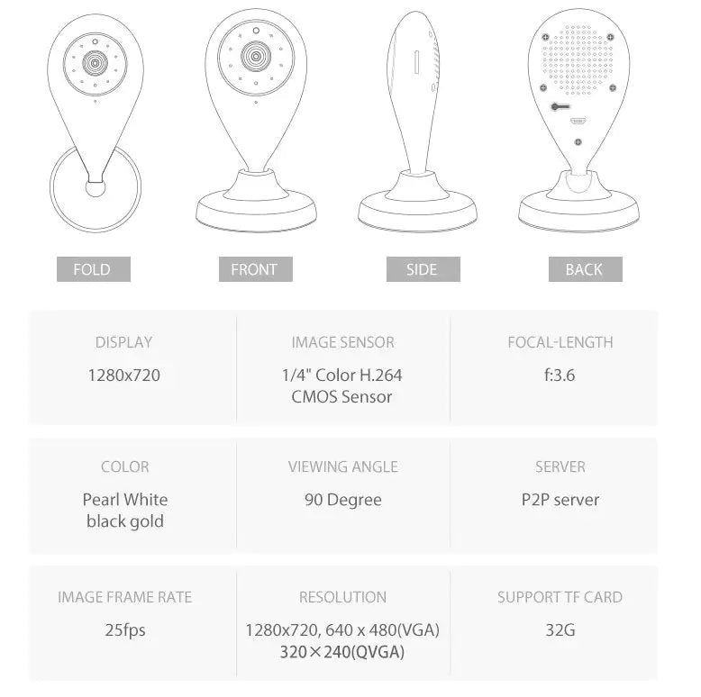 WiFi Camera 1080P HD