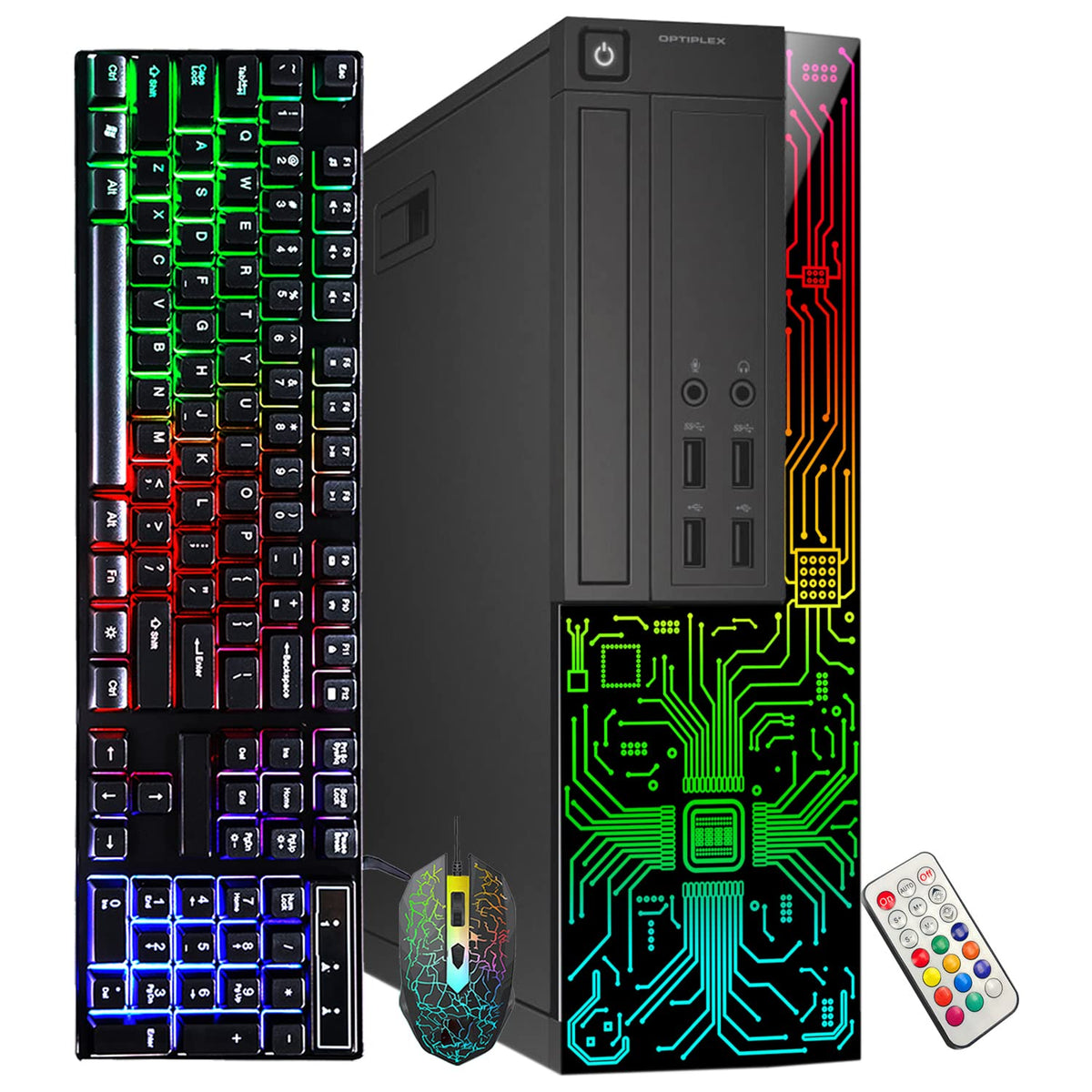 Dell OptiPlex Gaming PC | i5 Core | AMD RX 550 | 16GB RAM | 512GB SSD | RGB Accessories | Win10