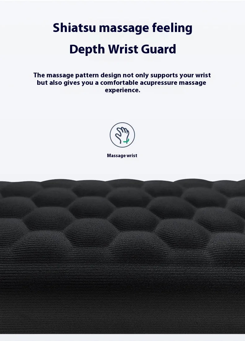 Tapis de souris en mousse à mémoire de forme pour le poignet