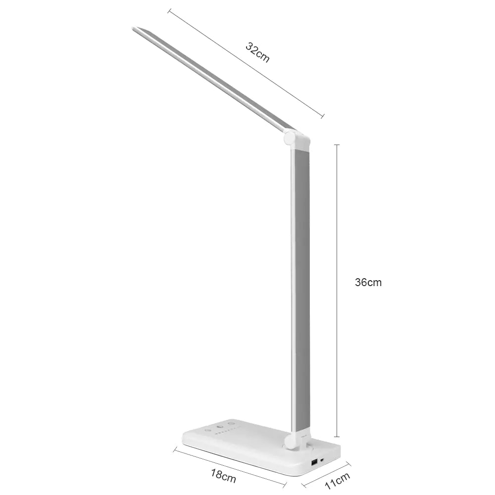Lampe de Bureau LED Ajustable à 5 Niveaux