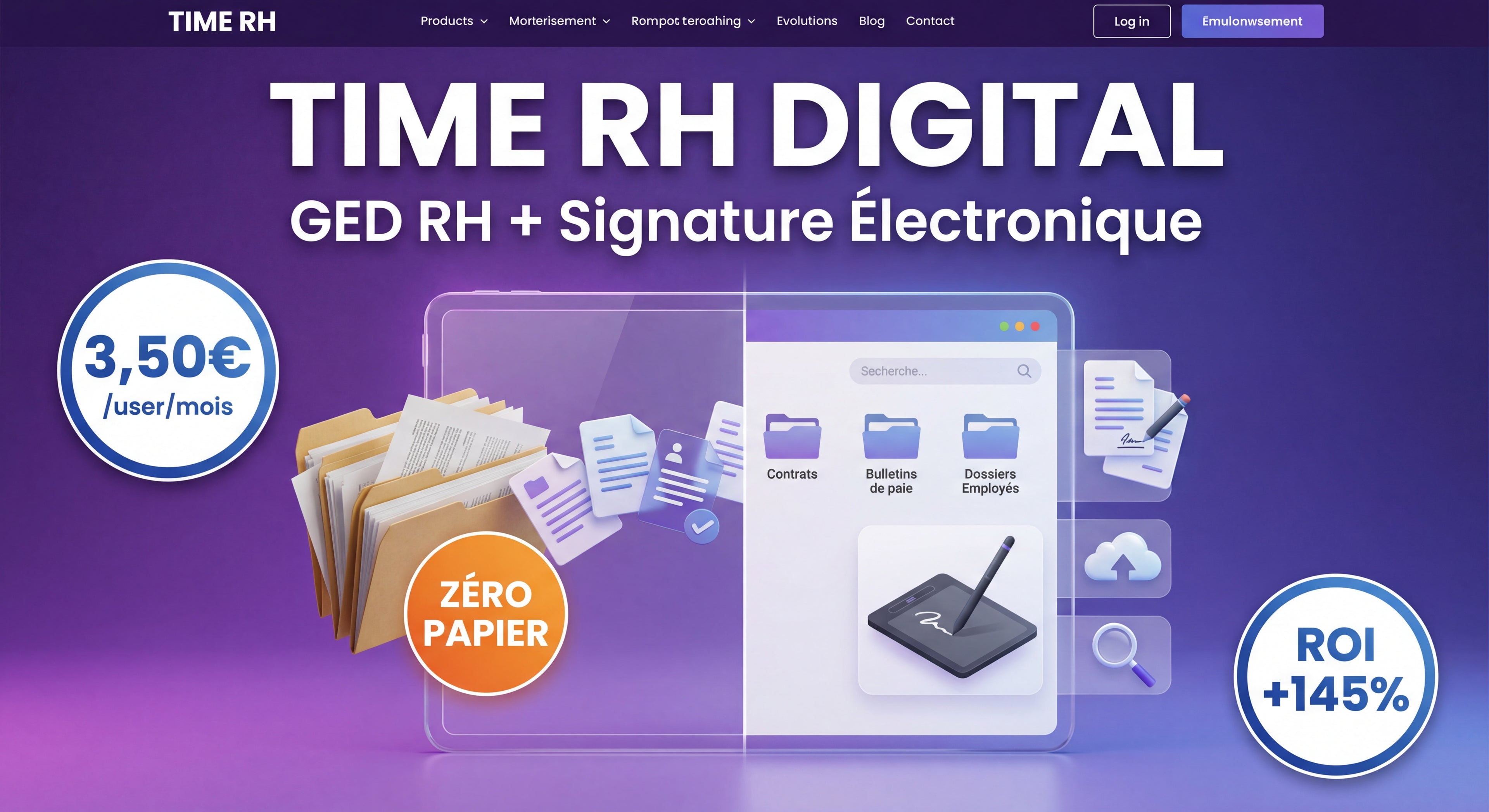 Time Rh Digital - GED RH + Signature electronique