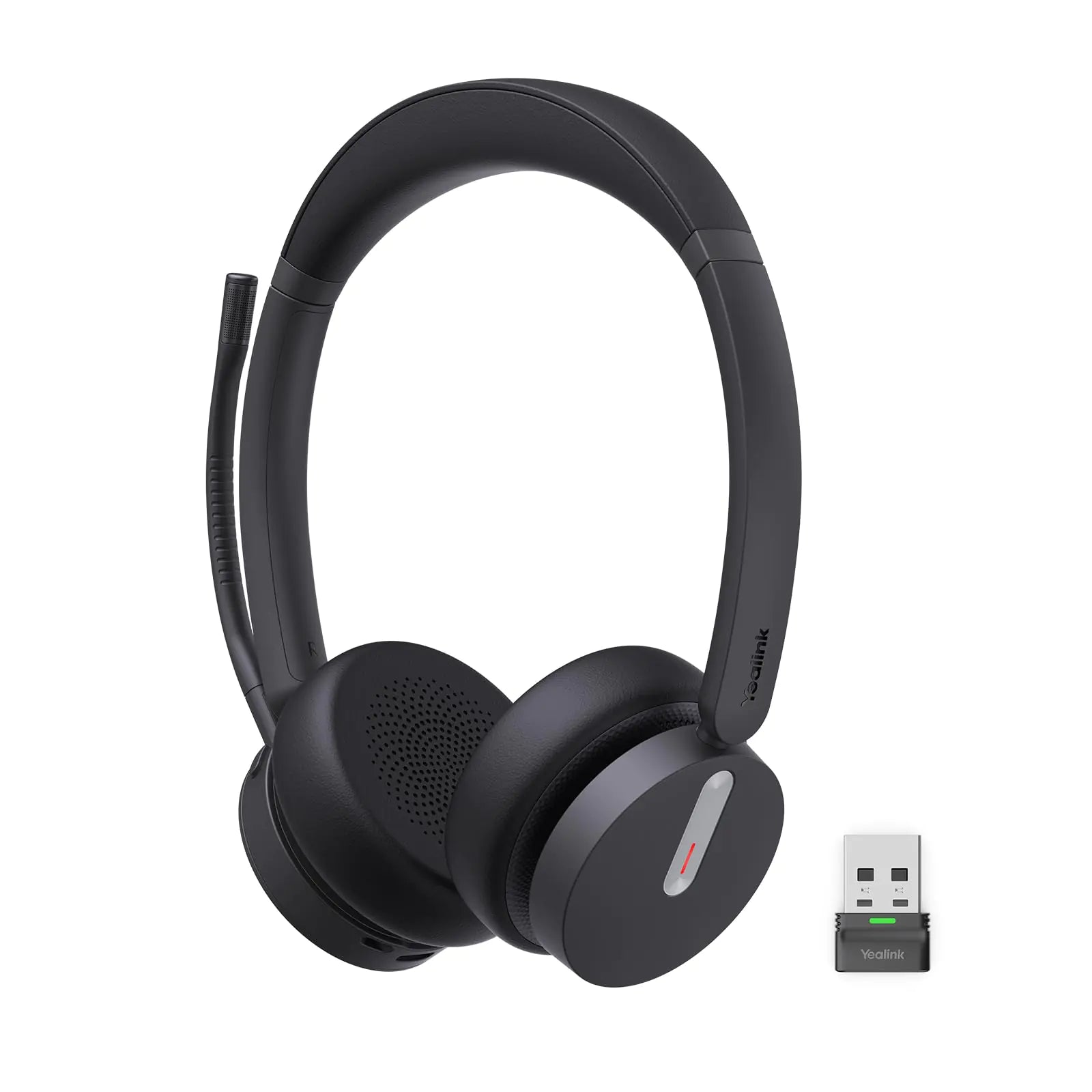 Casque sans fil double Yealink BH70 avec micro pour le travail, écouteurs Bluetooth avec certification Teams, jusqu'à 35h de temps de conversation, 147g, confort de port toute la journée, parfait pour le bureau ouvert, le travail à domicile et hybride, US